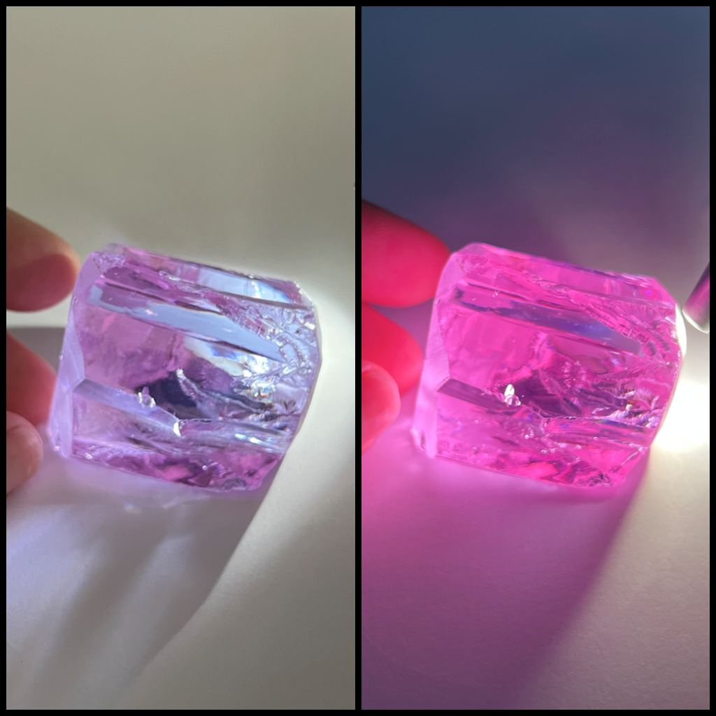 #3 Purple/HOT Pink CZ - Color Shift