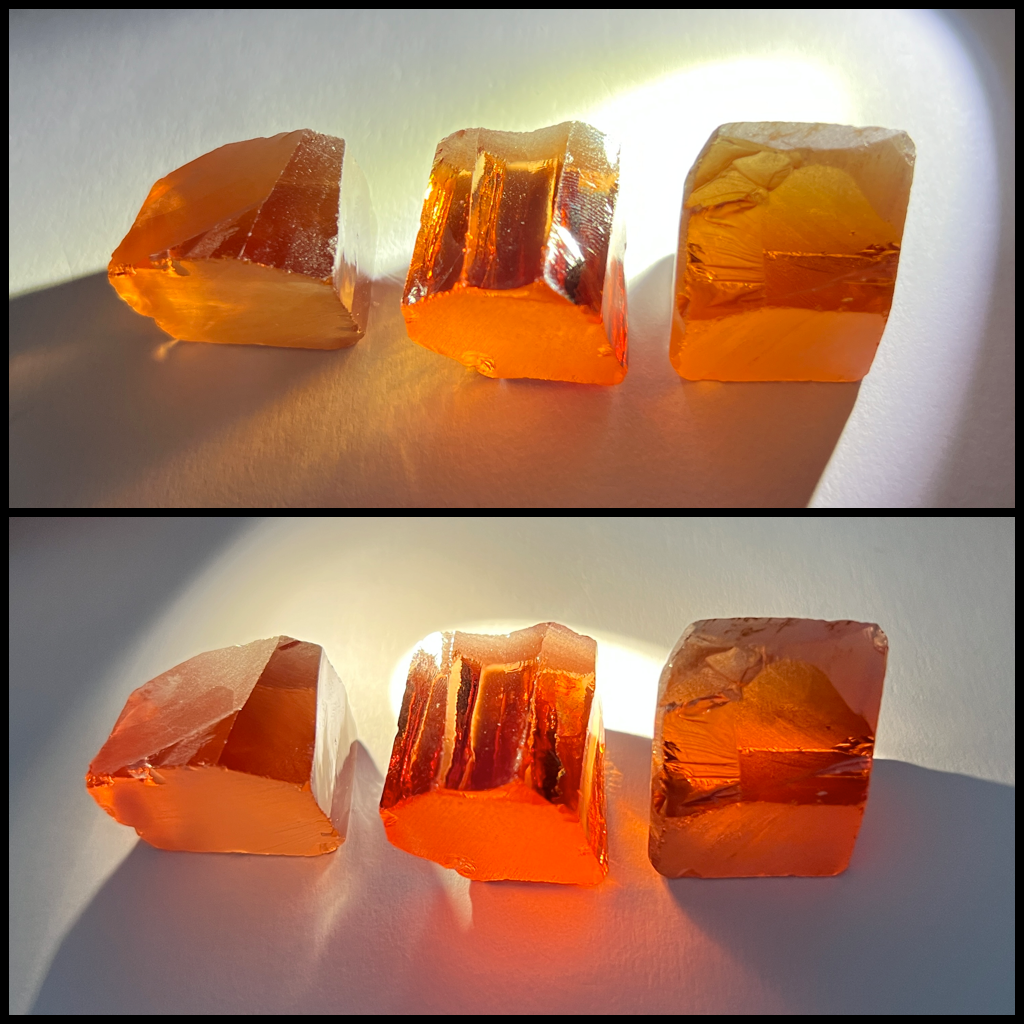 #4A Orange/Red CZ - Color Shift