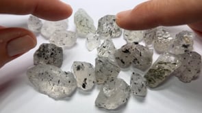 Dragon Fruit Quartz with Diopside