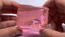 Load and play video in Gallery viewer, Pink Salmon Cubic Zirconia
