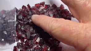 Chrome Pyrope (.5-.9 gram)  - Mozambique (Bulk)