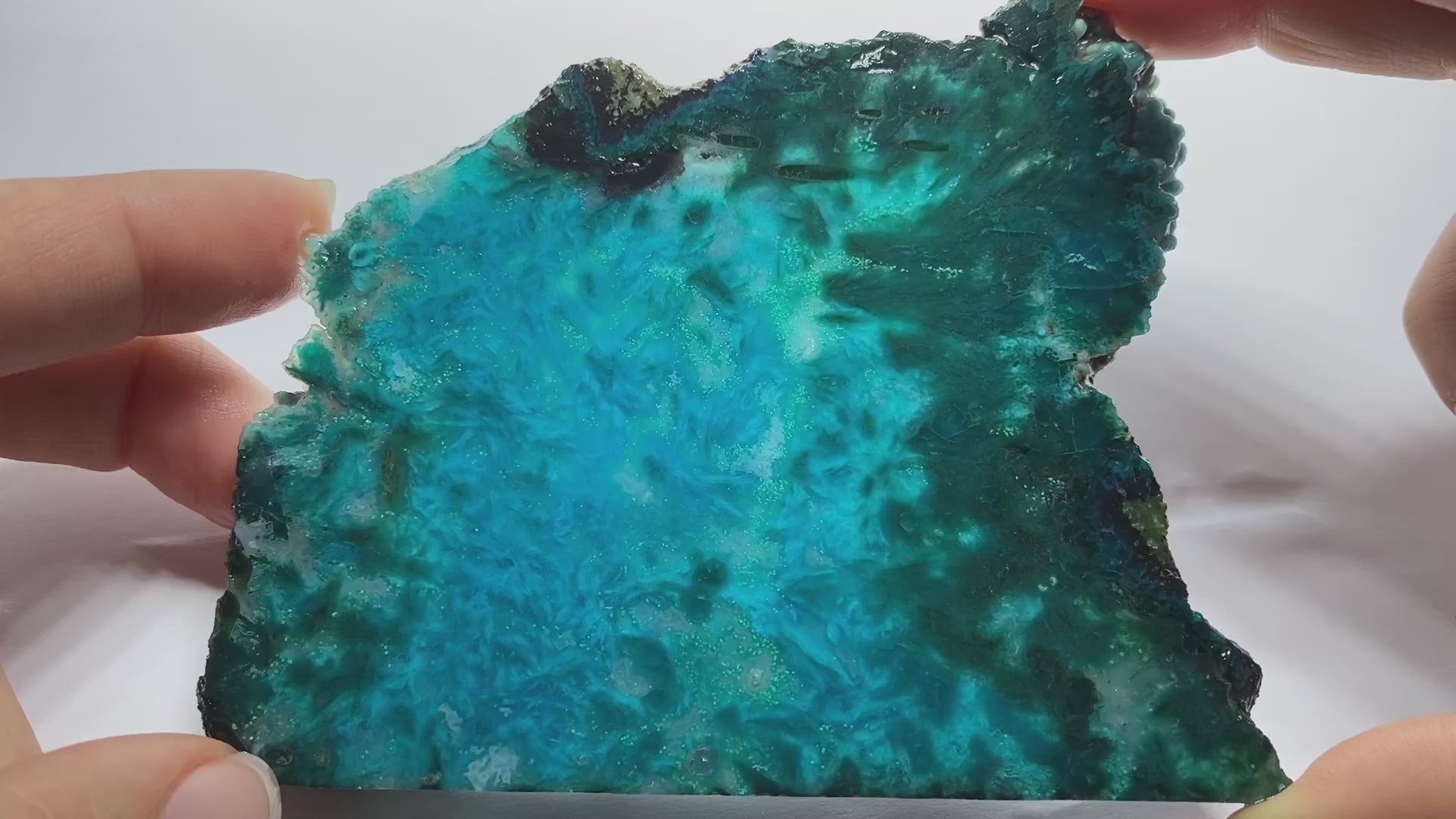 Gem Silica with Sagenite,  Ray Mine Arizona