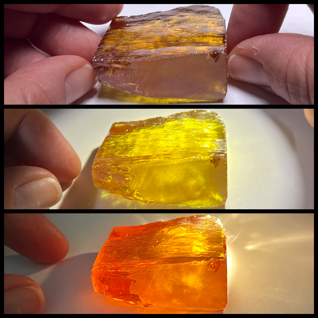 #1 Yellow/Orange CZ - Color Shift