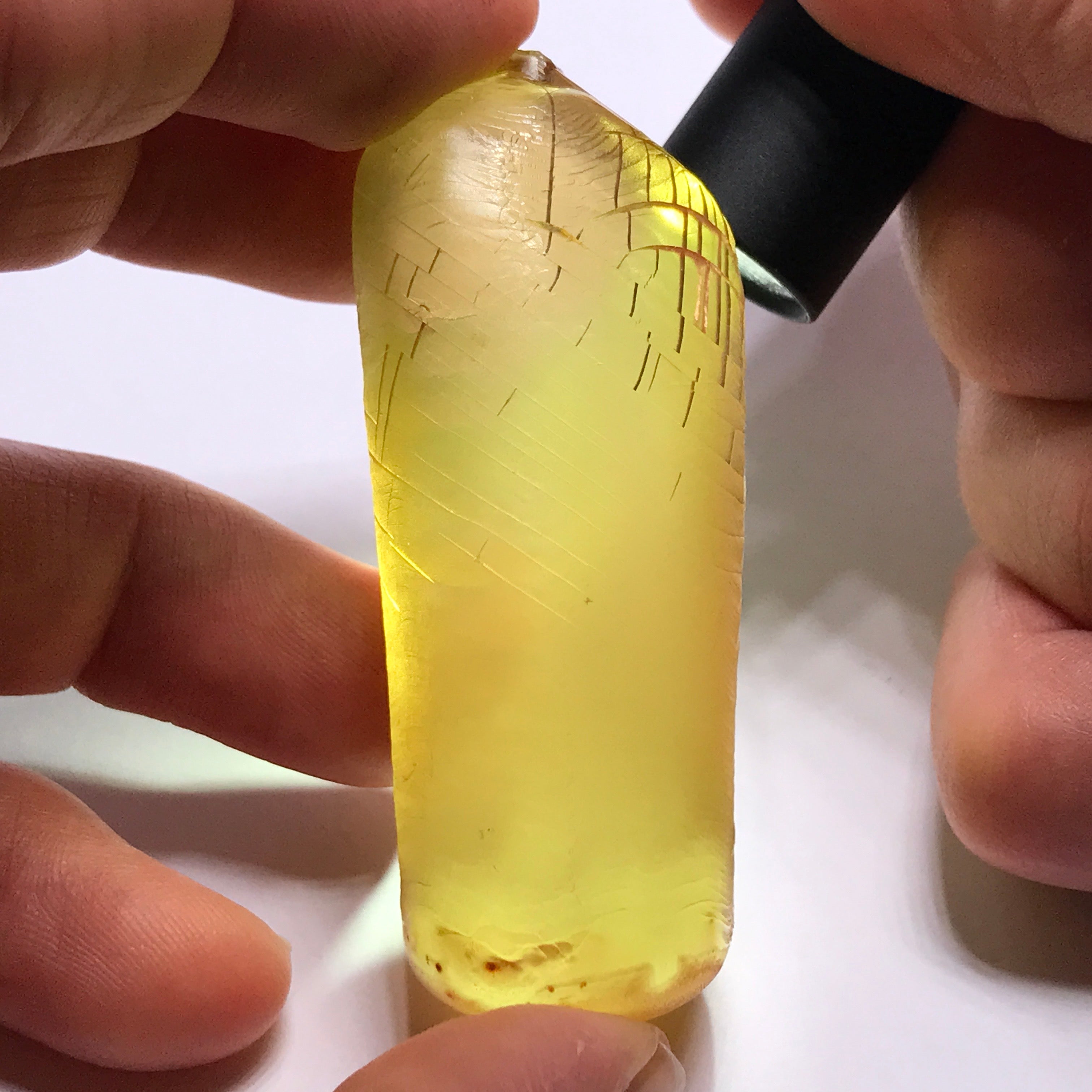 #130 Color Change Synthetic Spinel - Mountain Dew!