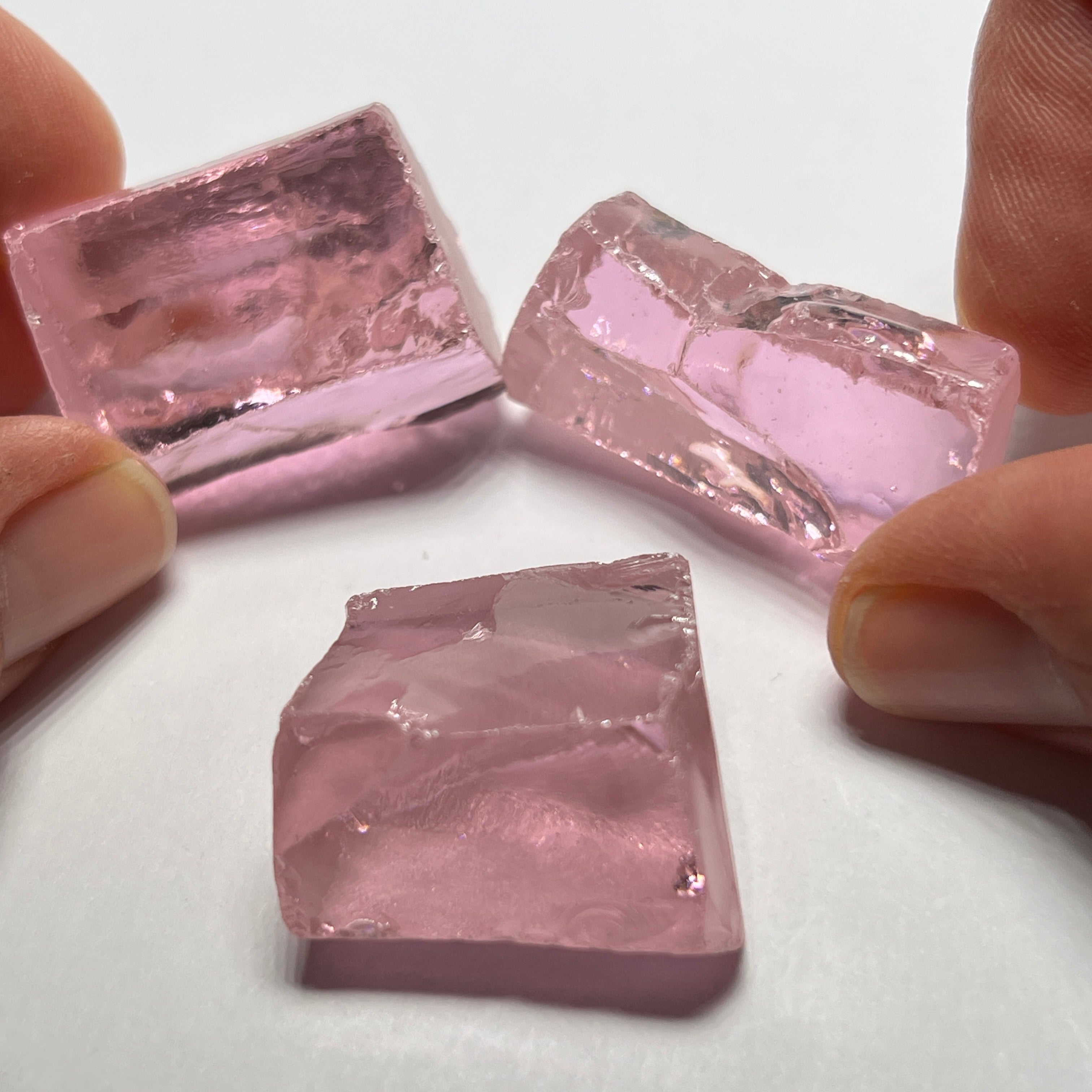 Salmon Pink Cubic Zirconia