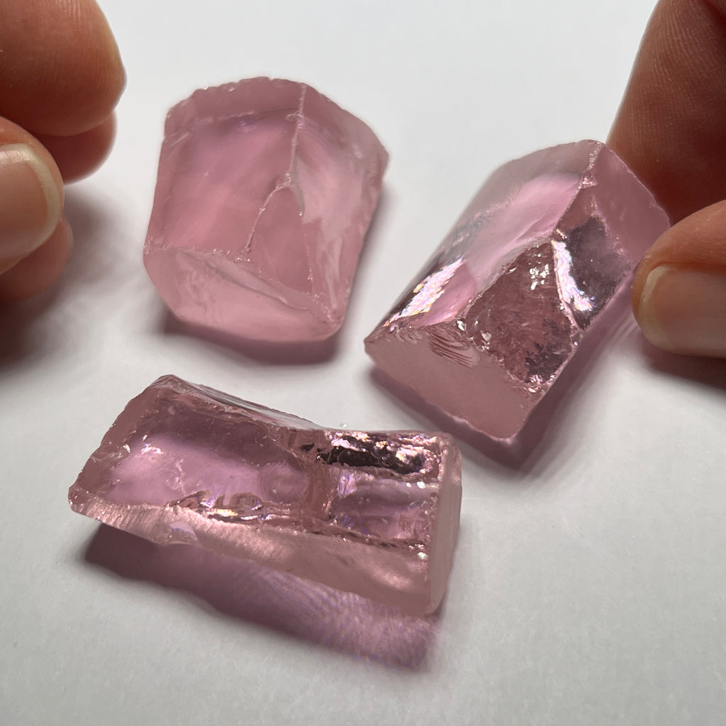 Salmon Pink Cubic Zirconia