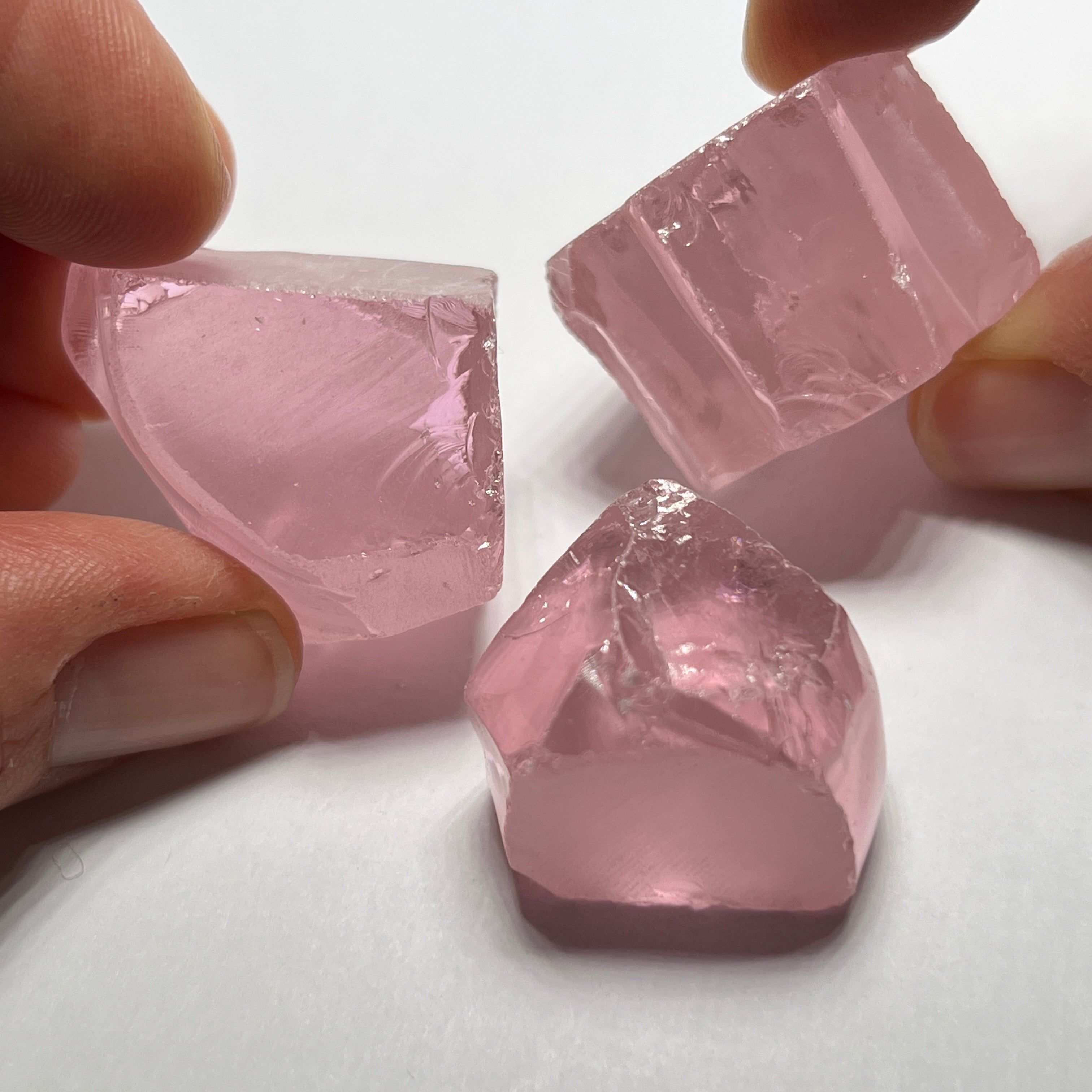 Salmon Pink Cubic Zirconia