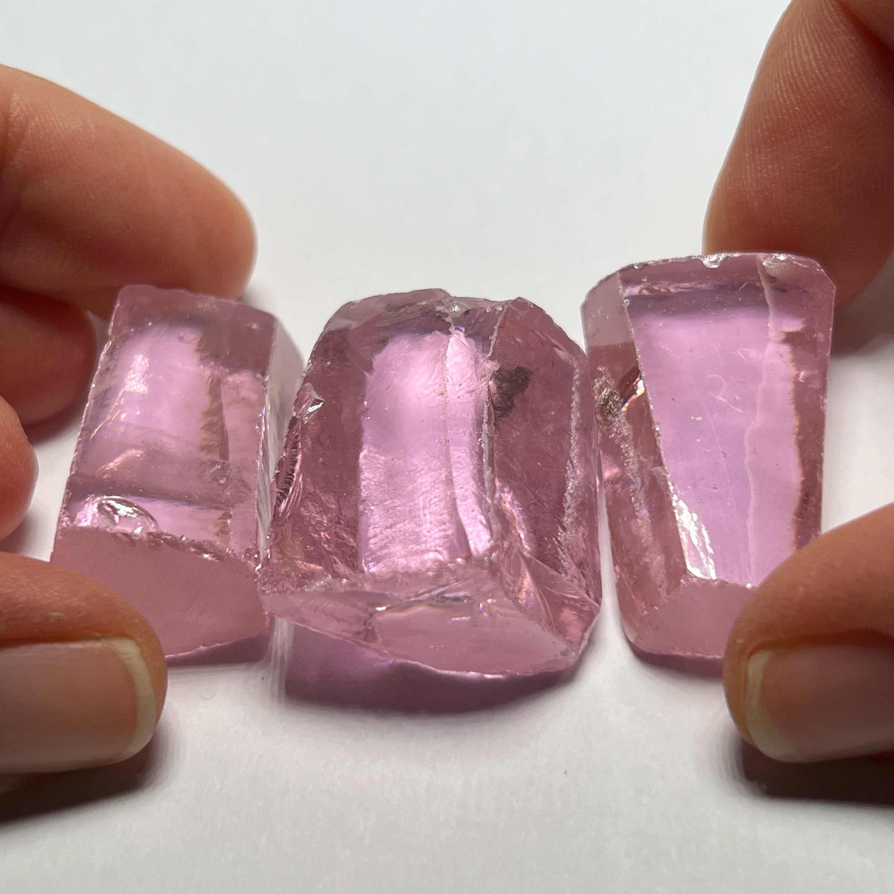 Salmon Pink Cubic Zirconia