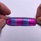 Blue/Pink Bi-Color Synthetic Corundum