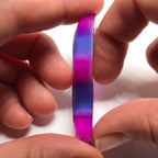 Blue/Pink Bi-Color Synthetic Corundum