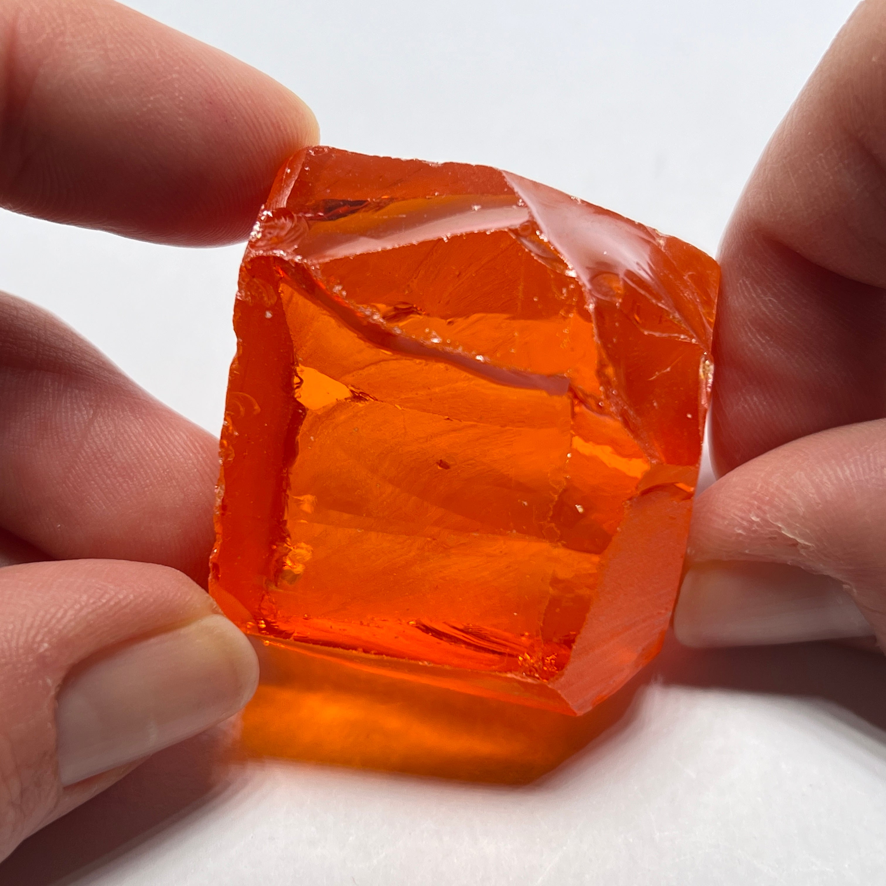 Dark Papaya Cubic Zirconia