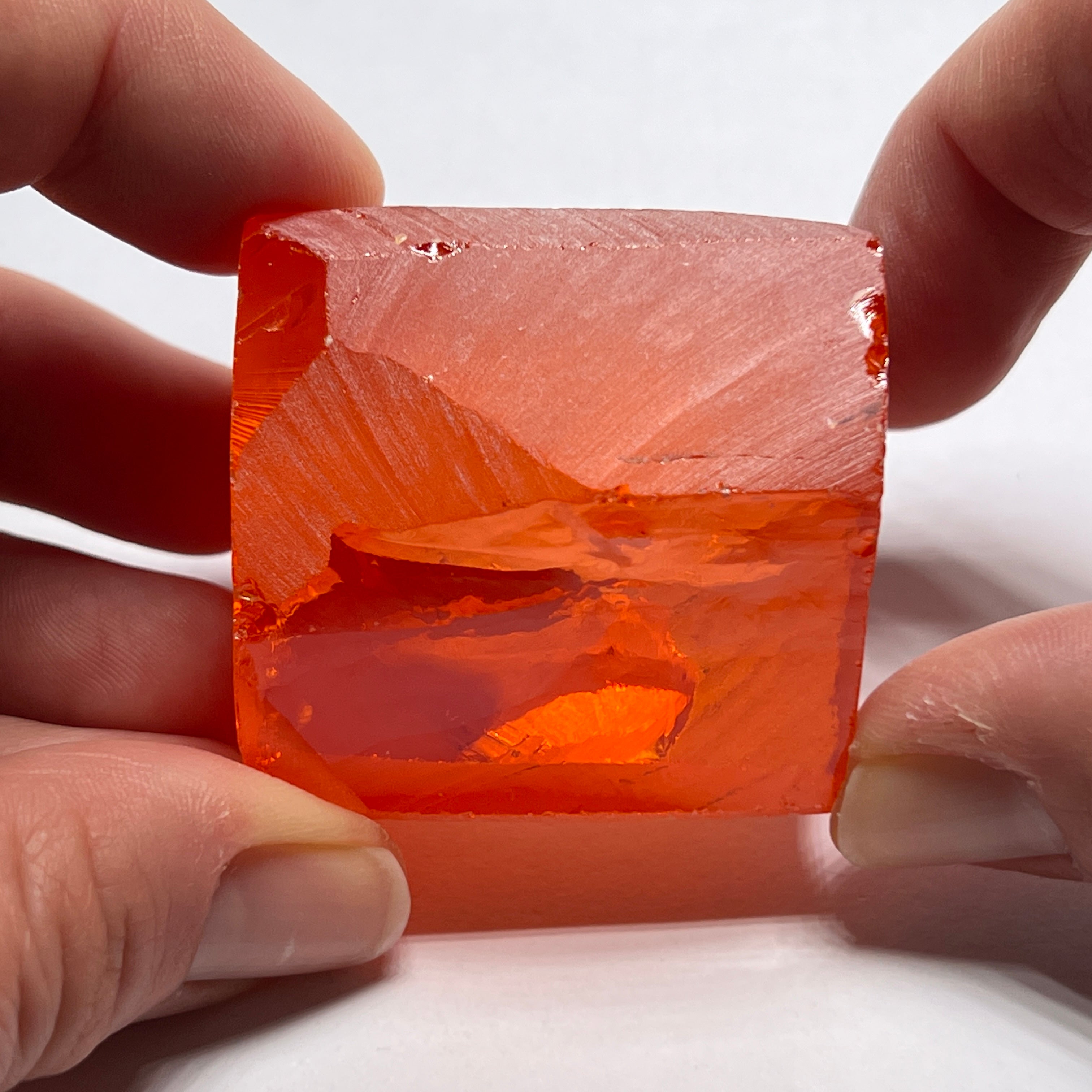 Dark Papaya Cubic Zirconia