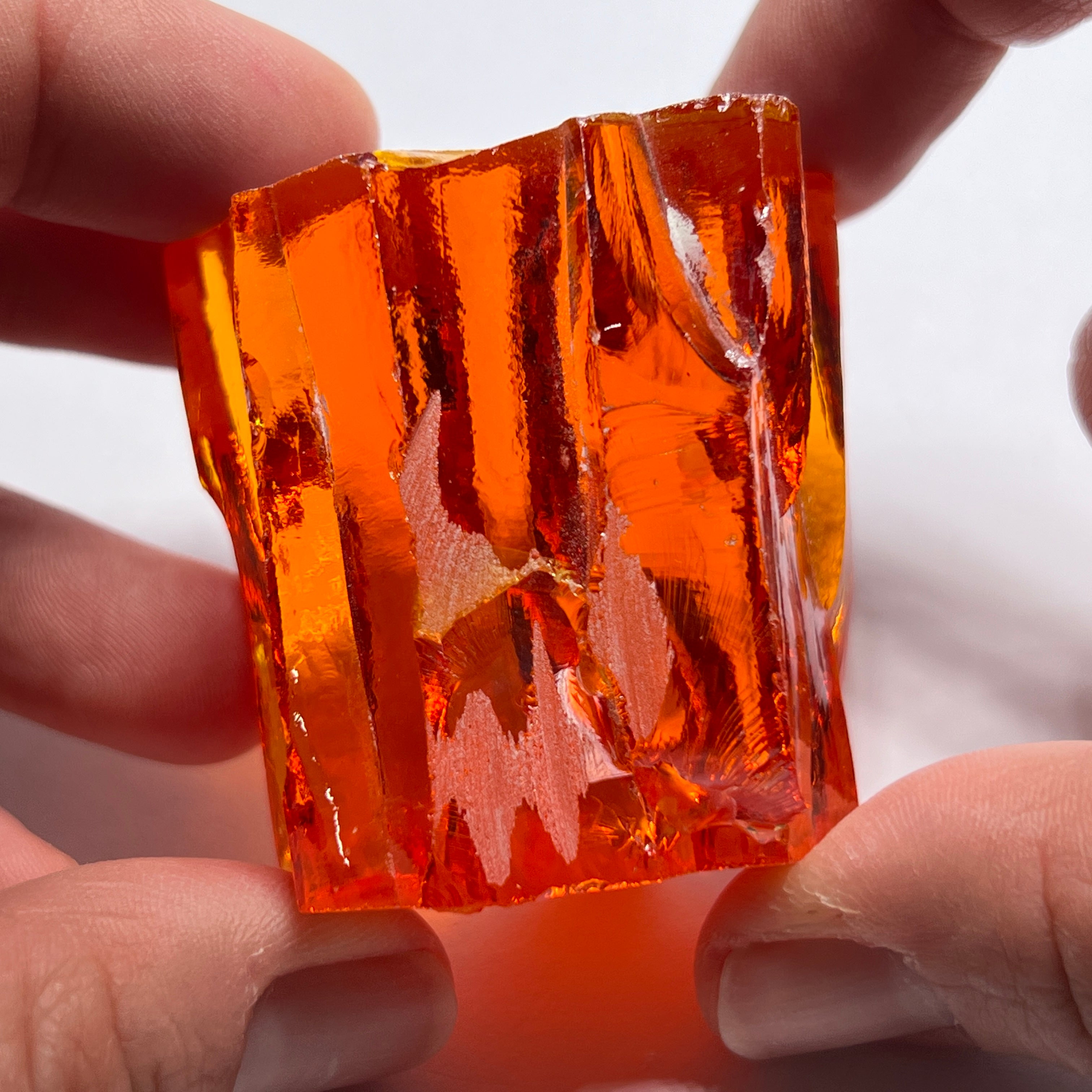 Dark Papaya Cubic Zirconia