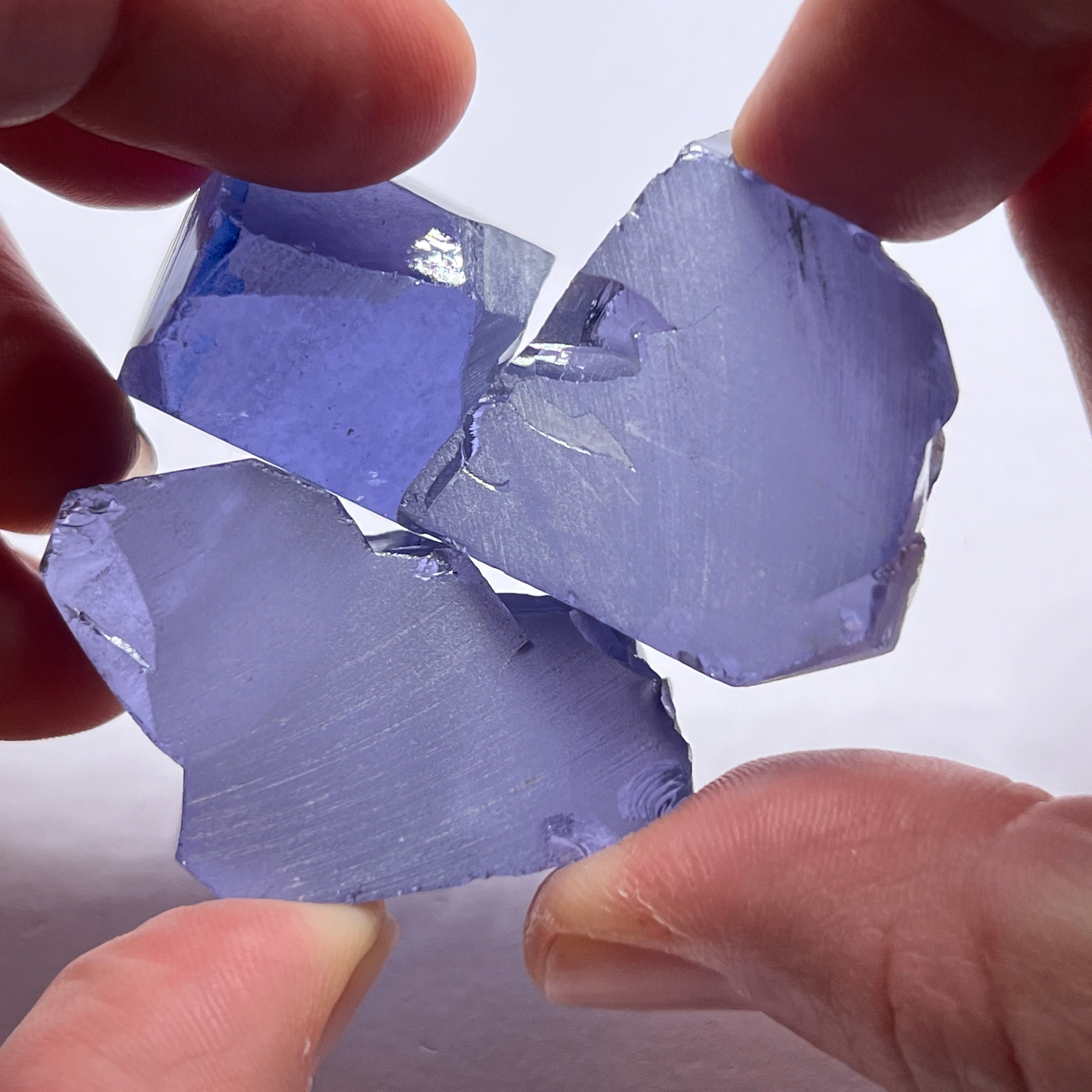 Light Tanzanite Cubic Zirconia