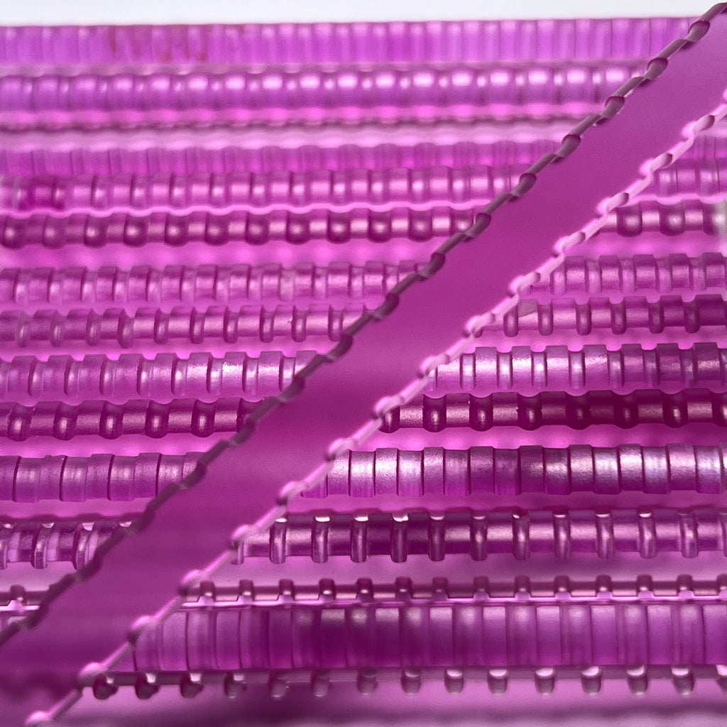 Ruby Corrugated Laser Rod – Synthetic Corundum (Chromium-Doped)