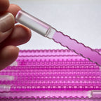 Ruby Corrugated Laser Rod – Synthetic Corundum (Chromium-Doped)