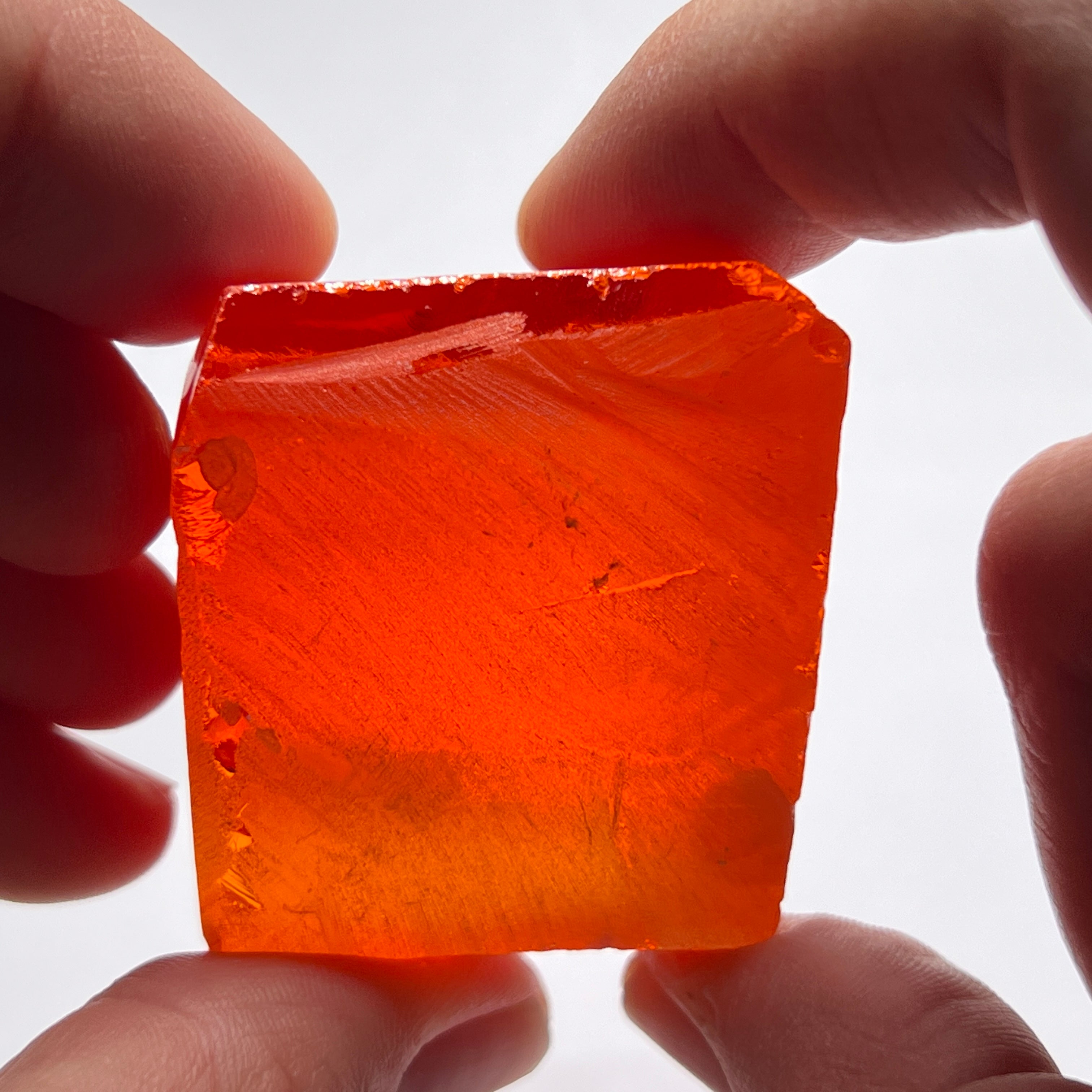 Dark Papaya Cubic Zirconia