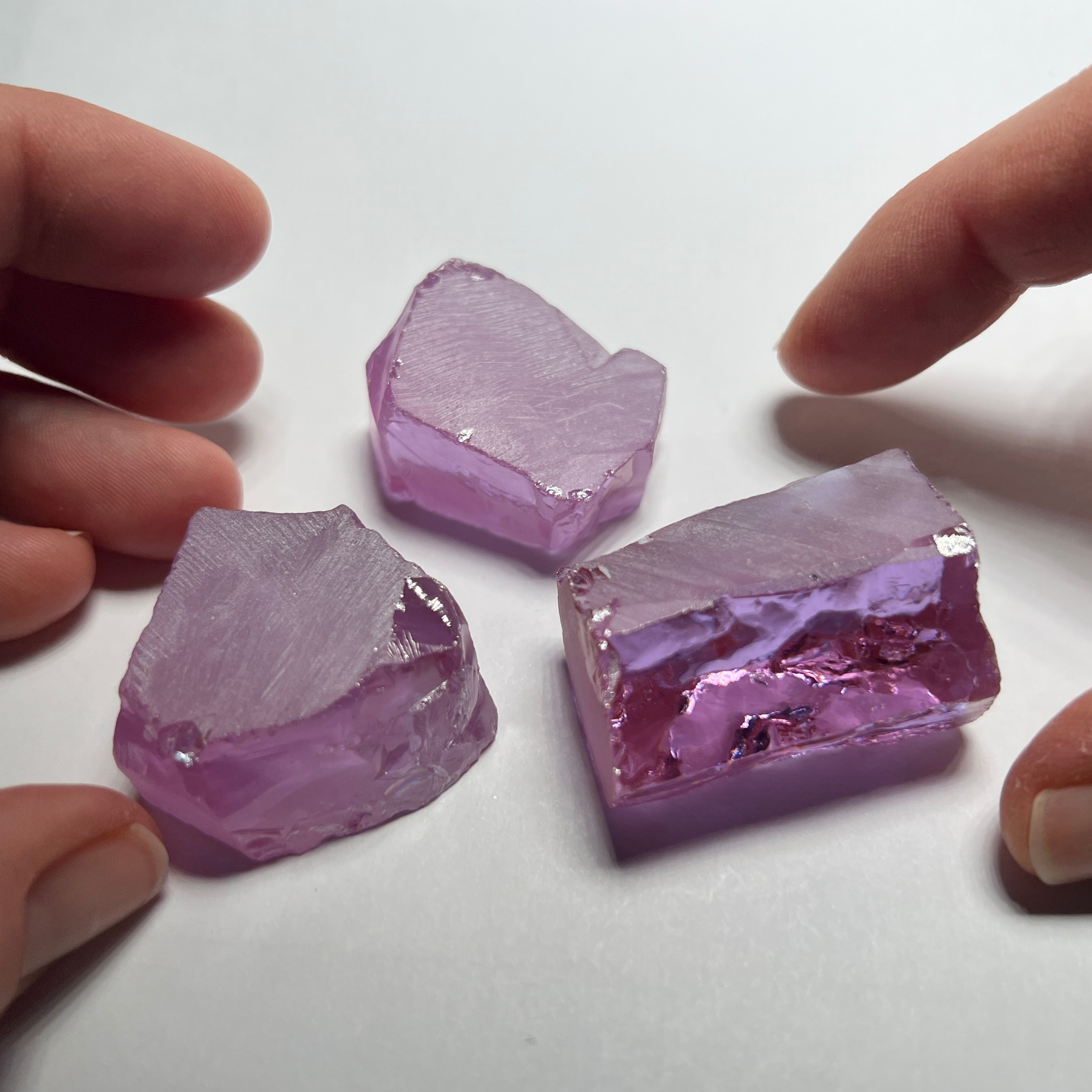 #3 Purple/Pink/Blue CZ - Color Shift