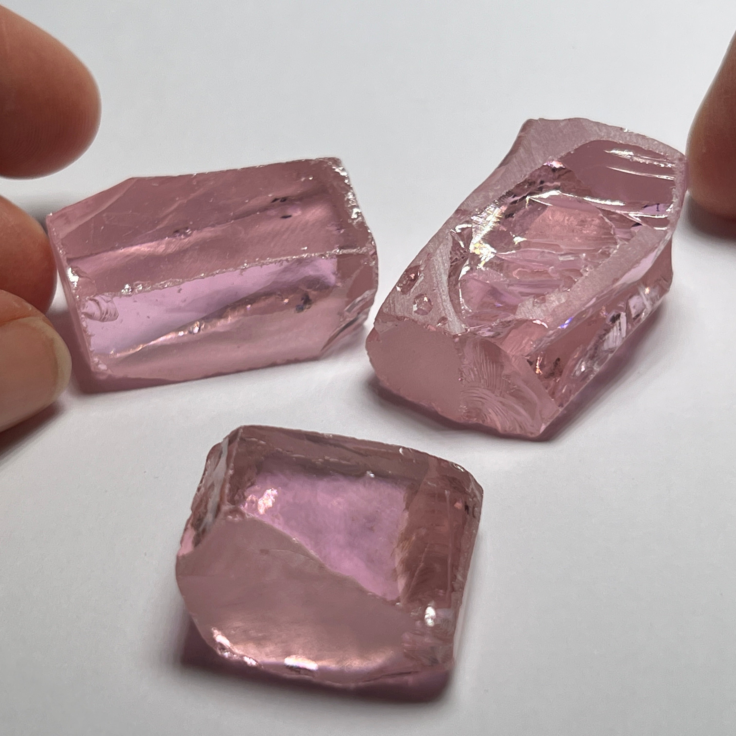 Salmon Pink Cubic Zirconia