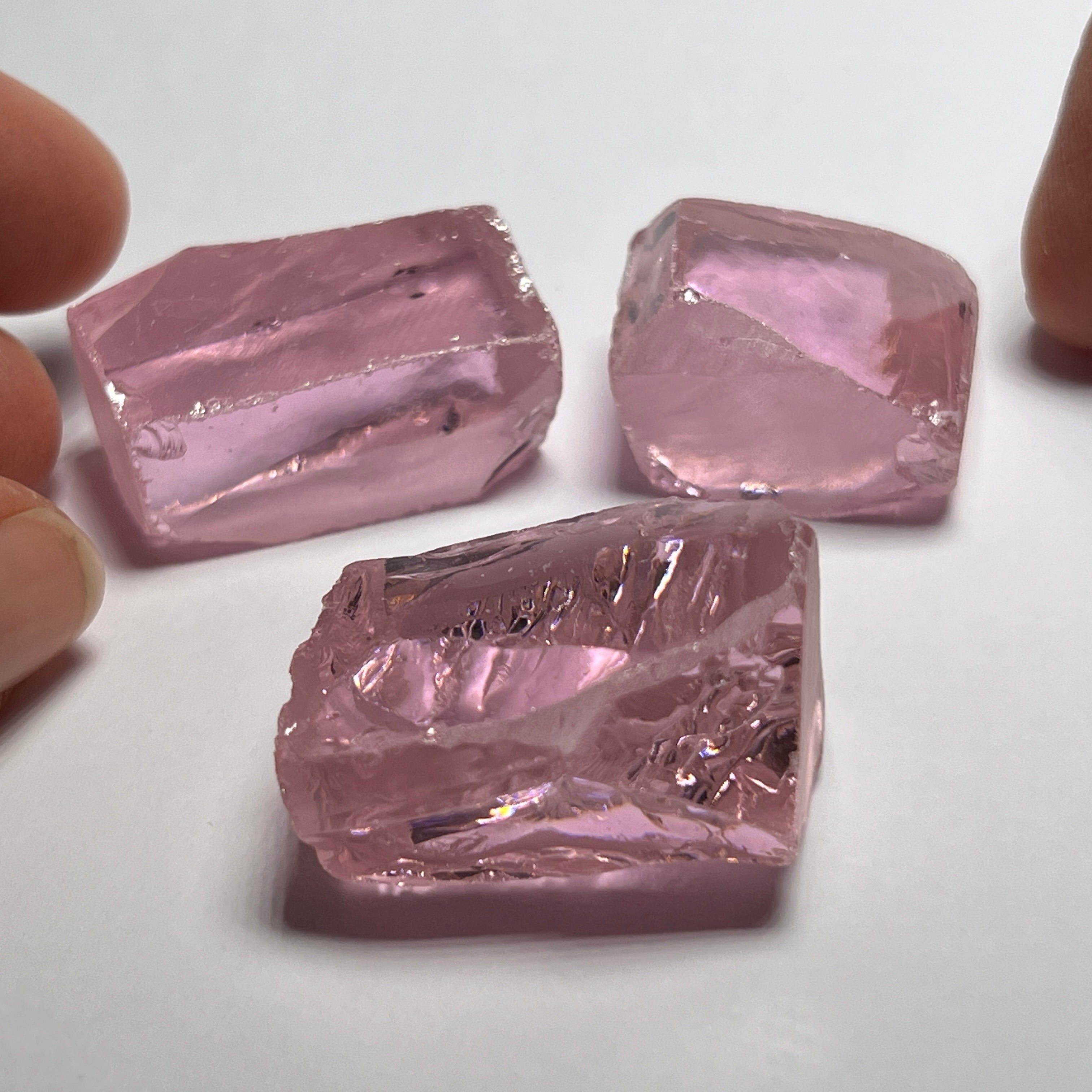 Salmon Pink Cubic Zirconia