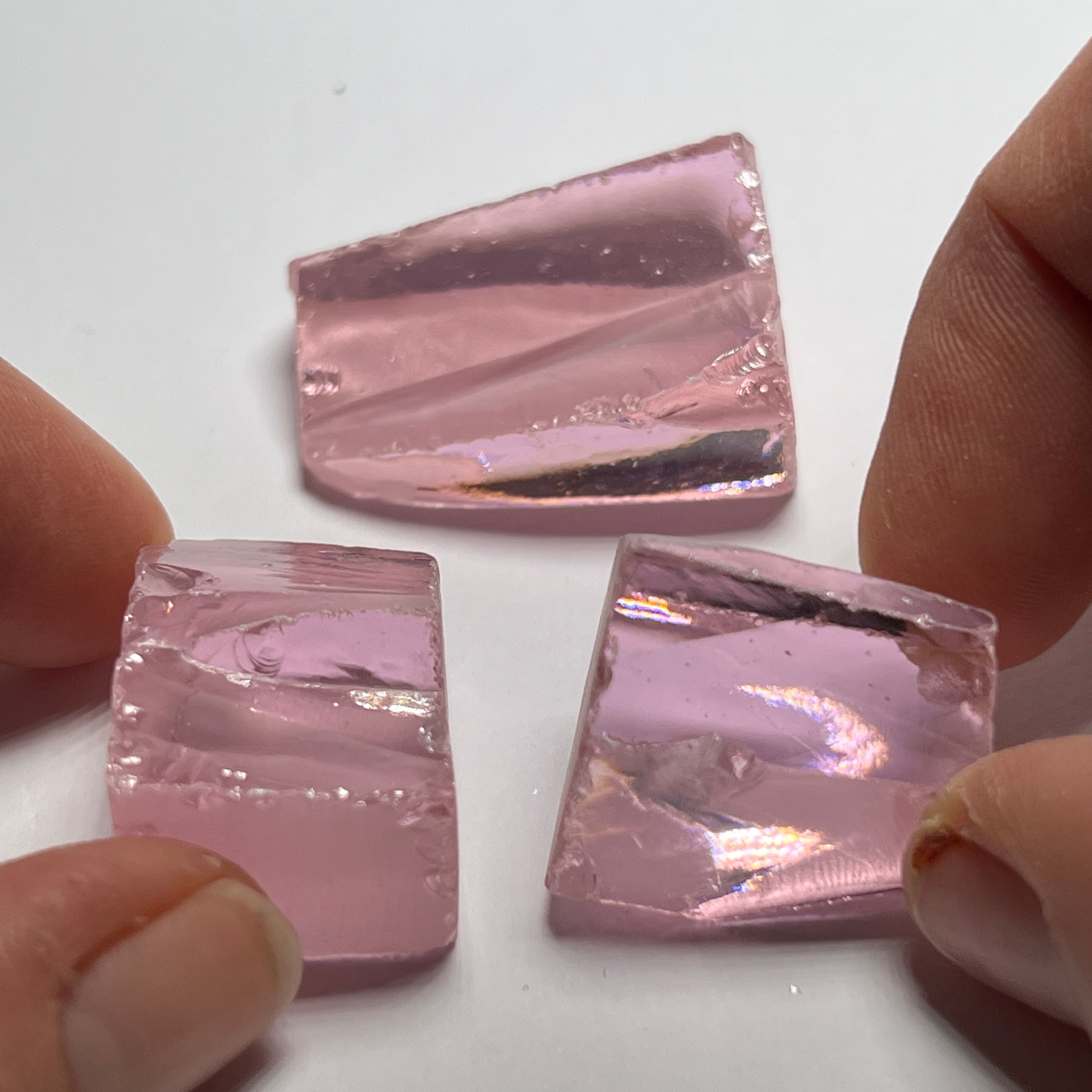 Salmon Pink Cubic Zirconia