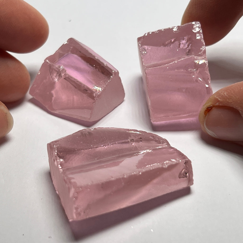 Salmon Pink Cubic Zirconia