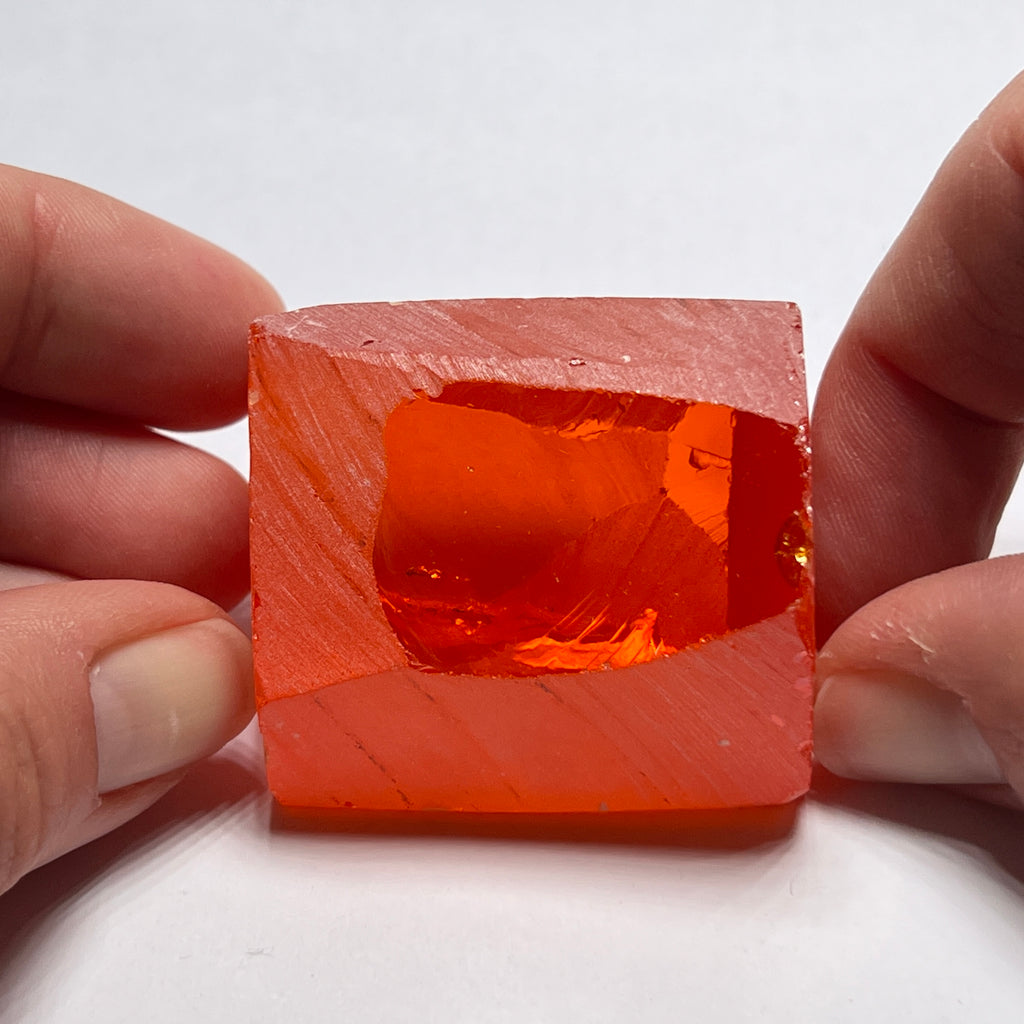 Dark Papaya Cubic Zirconia