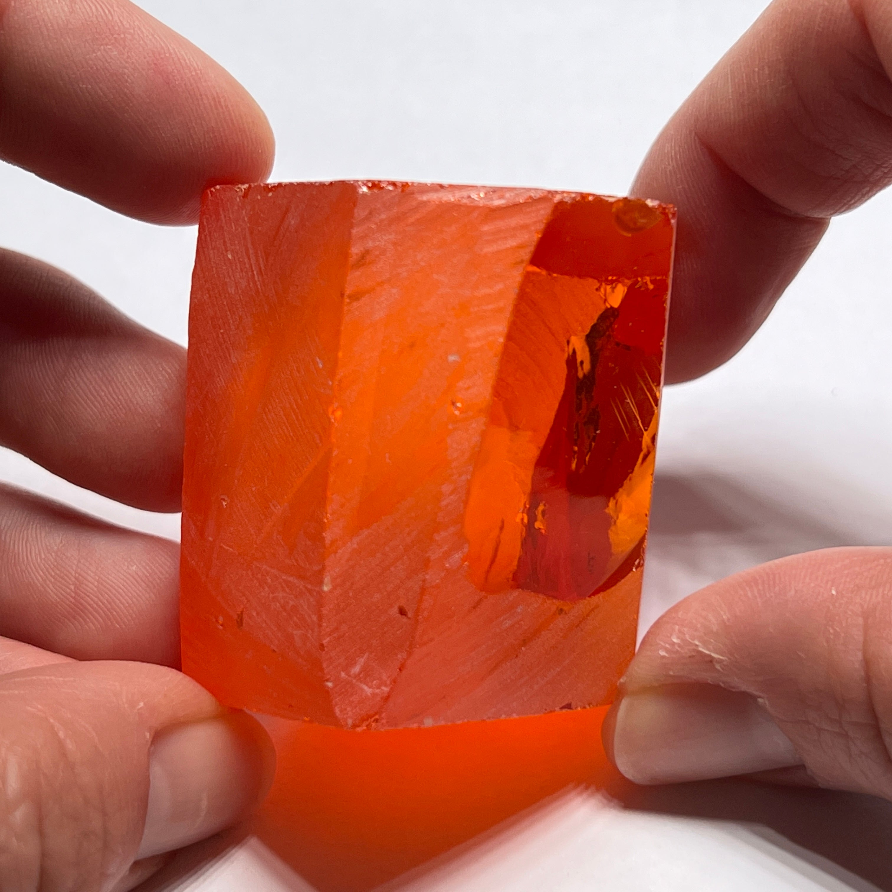 Dark Papaya Cubic Zirconia