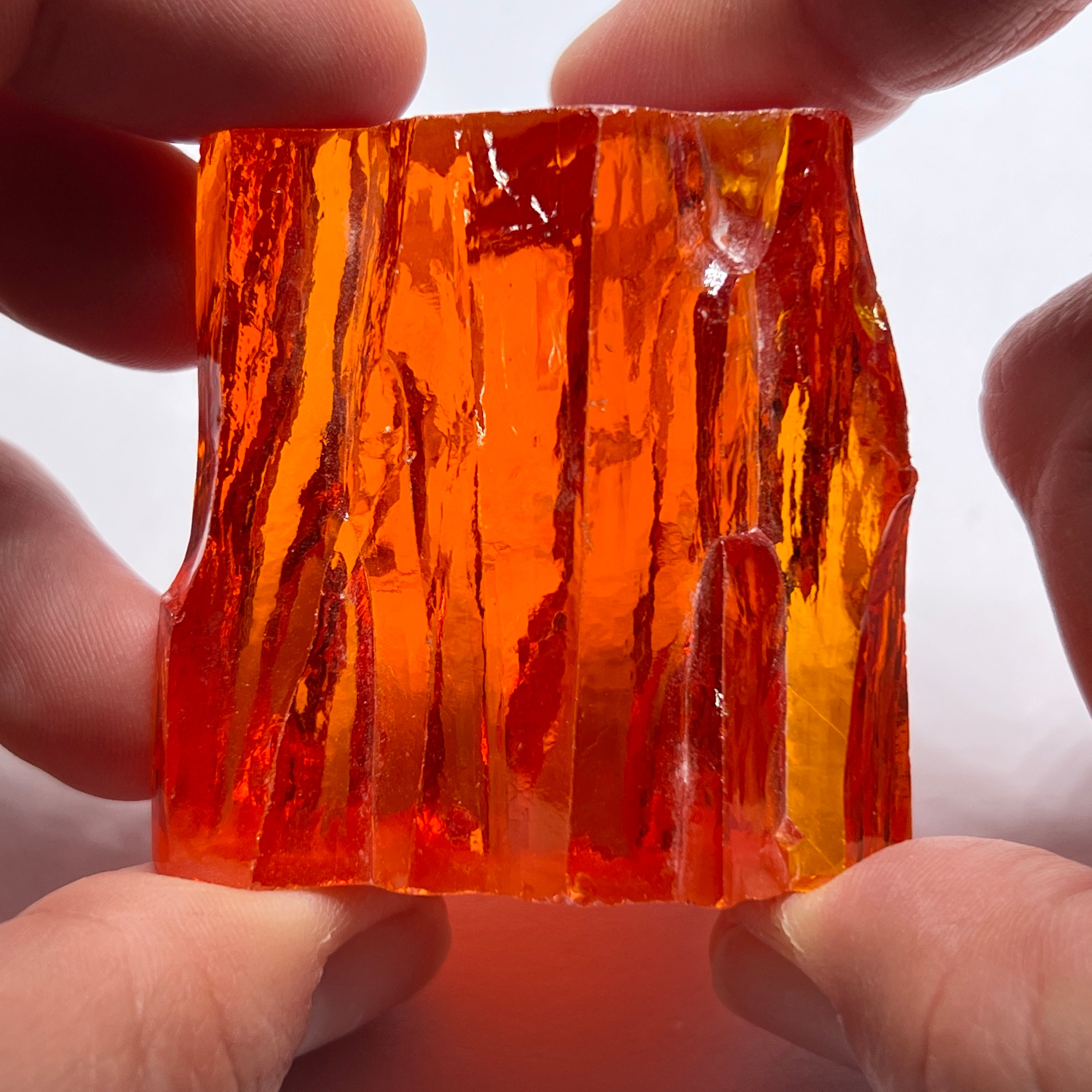 Dark Papaya Cubic Zirconia