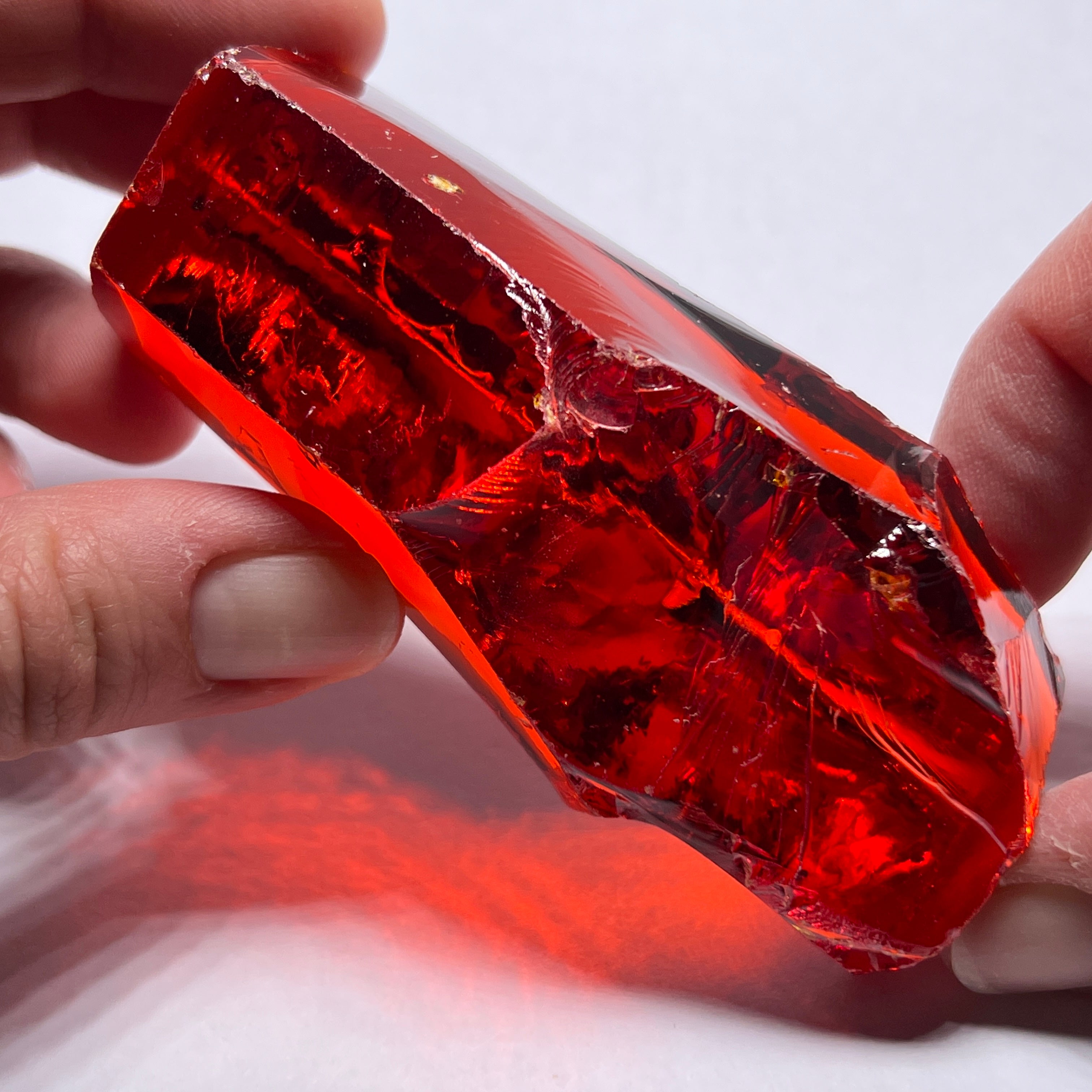 Orange Fire Cubic Zirconia