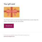 A Gift Certificate