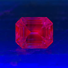 Load image into Gallery viewer, Ruby/White Bi-Color Synthetic Corundum
