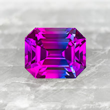 Load image into Gallery viewer, Blue/Pink Bi-Color Synthetic Corundum
