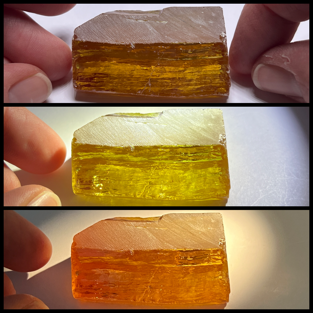 #1 Yellow/Orange CZ - Color Shift