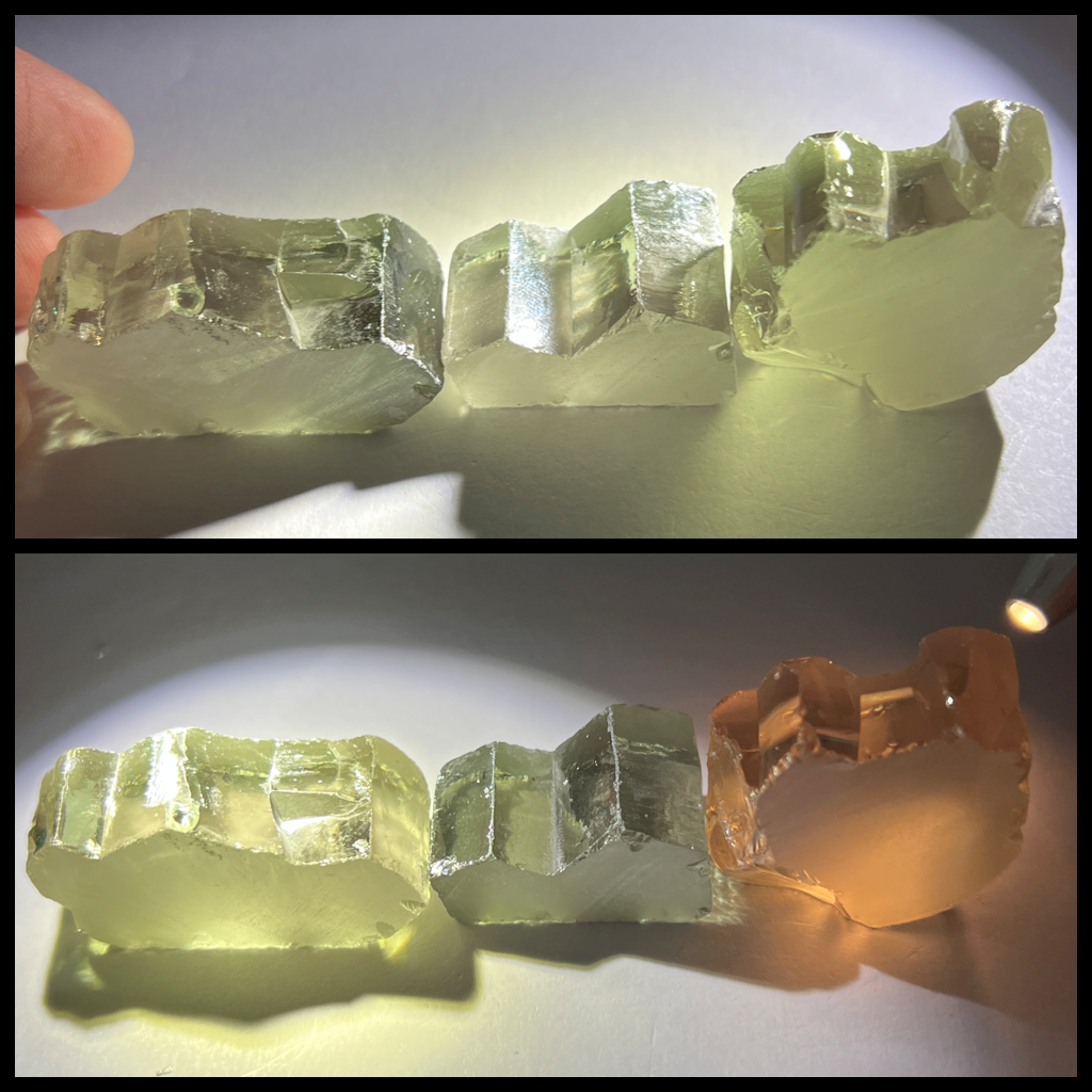 #9 Green/Peach CZ - Color Shift