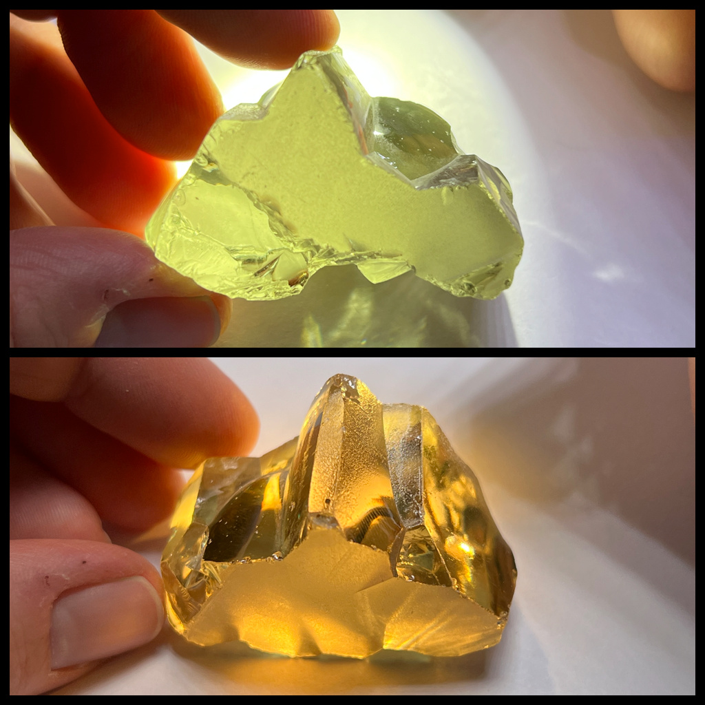 #9 Green/Peach CZ - Color Shift