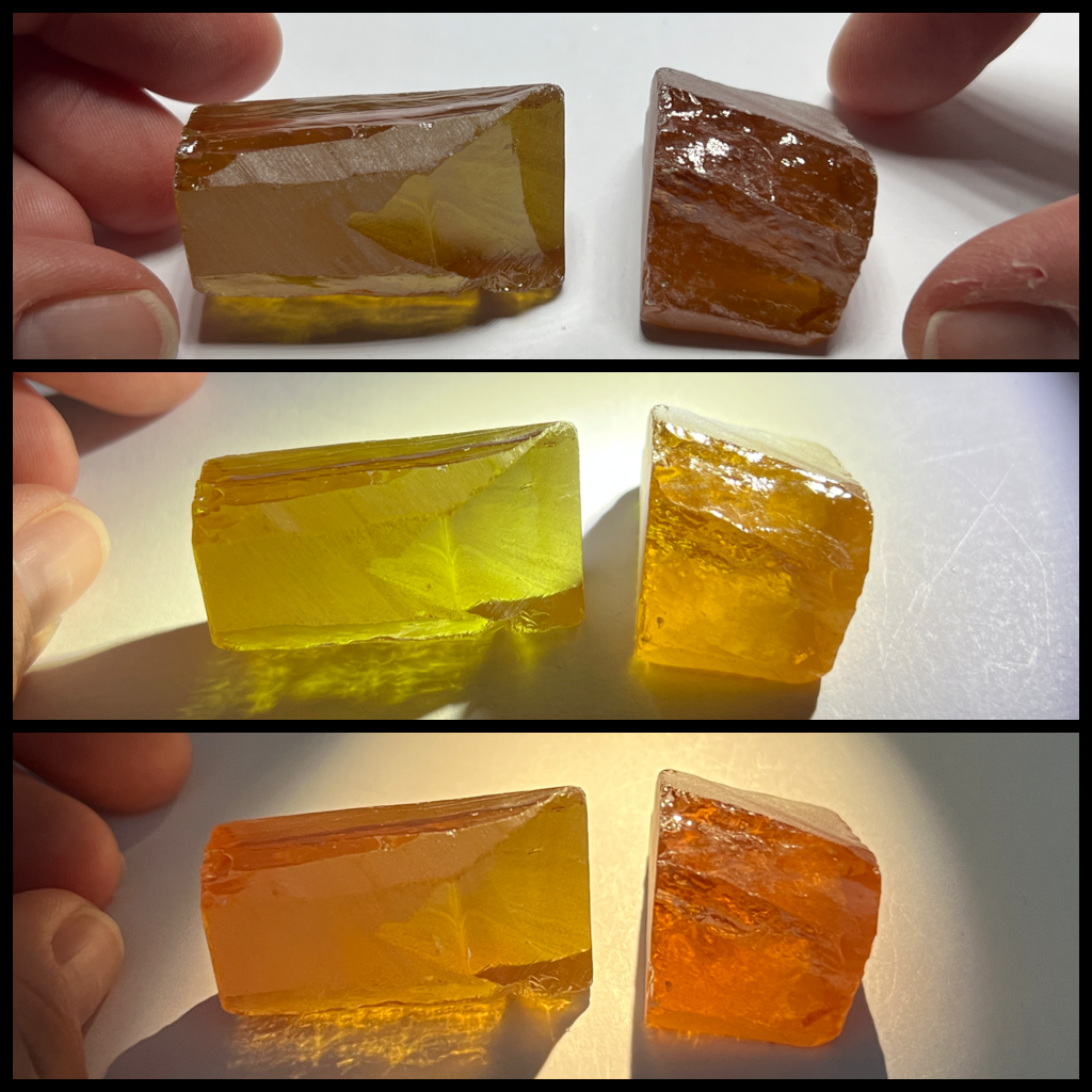 #1 Yellow/Orange CZ - Color Shift