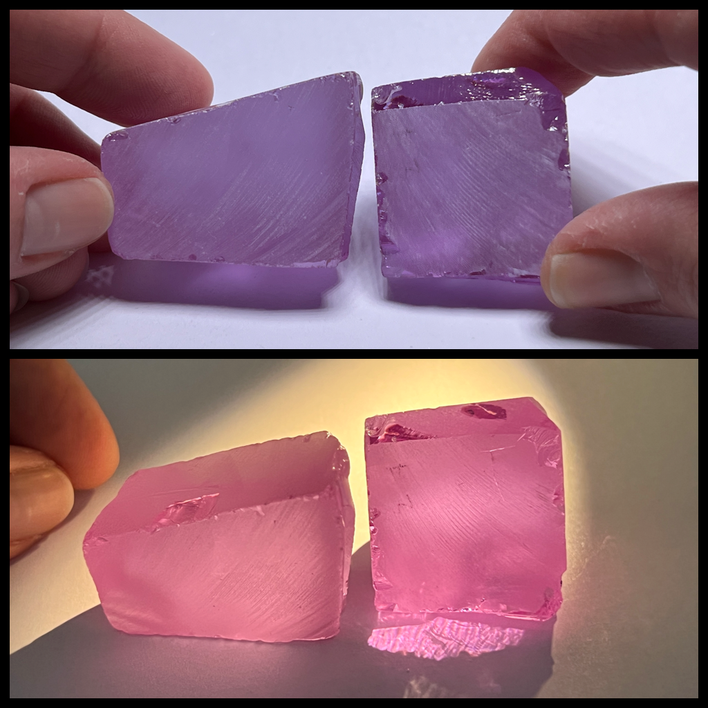 #3 Purple/Pink CZ - Color Shift