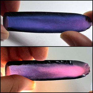 #61A Color Change Blue/Purple Synthetic Corundum