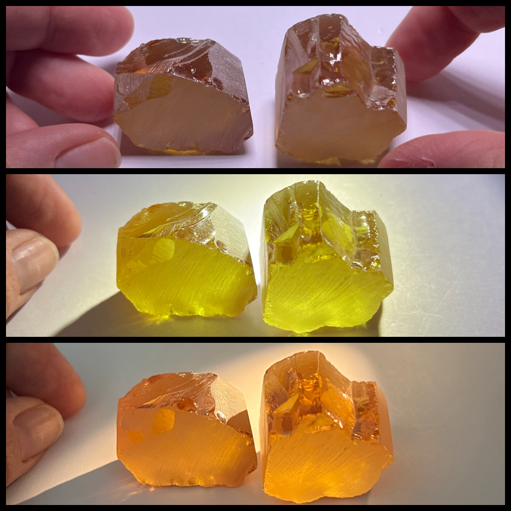 #1 Yellow/Orange CZ - Color Shift